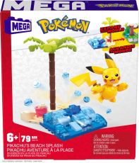Pokémon Mega Construx Construction Set Pikachu's Beach Splash Mattel