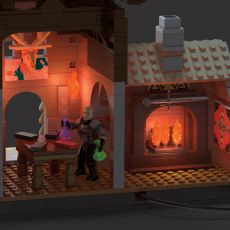 The Witcher 3: Wild Hunt Mega Construx Black Series Construction Set Geralt's Griffin Hunt Mattel
