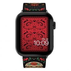 Dia de los Muertos Smartwatch-Wristband Black Moby Fox