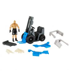 WWE Wrekkin' Vehicle Slam 'N Stack Forklift with Brock Lesnar Akční Figure 15 cm Mattel