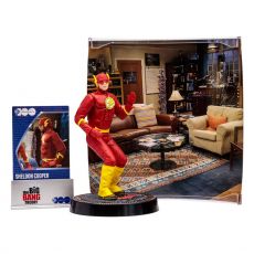 The Big Bang Theory Movie Maniacs Akční Figure Sheldon Cooper as The Flash 15 cm McFarlane Toys