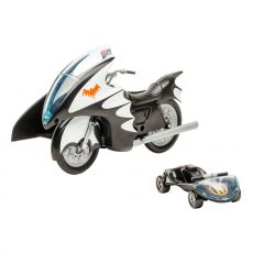 DC Retro Vehicle Batcycle with Side Car McFarlane Toys