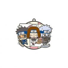 Naruto Gumový Charms 6 cm Sada Three-man Cell! (6) Megahouse
