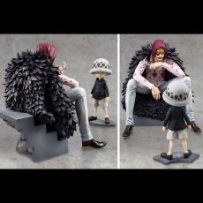 One Piece Excellent Model Limited P.O.P PVC Soška Corazon & Law Limited Edition 17 cm Megahouse
