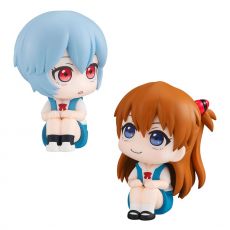 Evangelion: 3.0+1.0 Thrice Upon a Time Look Up PVC Soška Rei Ayanami & Shikinami Asuka Langley 11 cm (with gift) Megahouse