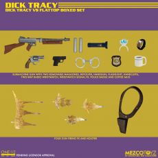 Dick Tracy Akční Figures 1/12 Dick Tracy vs Flattop Box Set 17 cm Mezco Toys