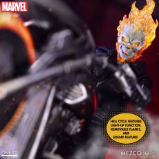 Ghost Rider Akční Figure & Vehicle with Sound & Light Up 1/12 Ghost Rider & Hell Cycle Mezco Toys