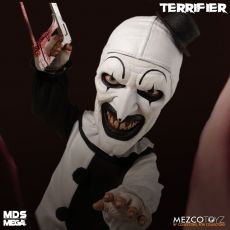 Terrifier MDS Mega Scale Plyšák Doll Art the Clown with Sound 38 cm Mezco Toys