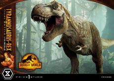 Jurassic World: Dominion Legacy Museum Kolekce Soška 1/15 Tyrannosaurus-Rex Final Battle Regular Verze 38 cm Prime 1 Studio