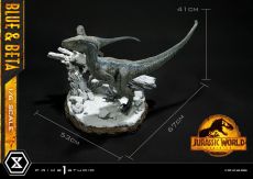 Jurassic World: Dominion Legacy Museum Kolekce Soška 1/6 Blue & Beta Bonus Verze 41 cm Prime 1 Studio