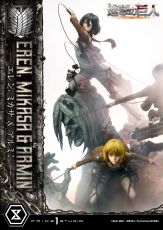 Attack on Titan Ultimate Premium Masterline Soška Eren, Mikasa, & Armin 72 cm Prime 1 Studio