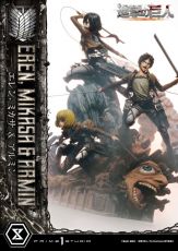 Attack on Titan Ultimate Premium Masterline Soška Eren, Mikasa, & Armin 72 cm Prime 1 Studio