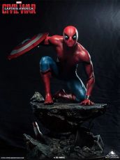 Captain America Civil War 1/4 Soška Spider-Man Captain America Premium Verze 40 cm Queen Studios