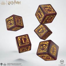 Harry Potter Dice Set Nebelvír Dice & Pouch Set (5) Q Workshop