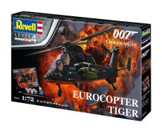 James Bond Model Kit Dárkový Set 1/72 Eurocopter Tiger (GoldenEye) Revell