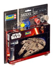 Star Wars Model Kit 1/241 Model Set Millennium Falcon 10 cm Revell