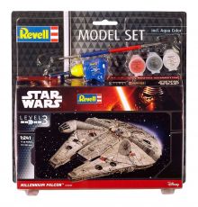 Star Wars Model Kit 1/241 Model Set Millennium Falcon 10 cm Revell