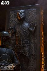 Star Wars Premium Format Soška Boba Fett and Han Solo in Carbonite 70 cm Sideshow Collectibles