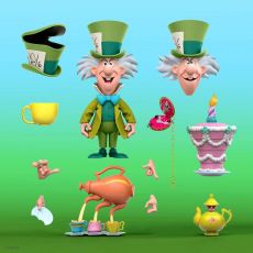 Alice in Wonderland Disney Ultimates Akční Figure The Tea Time Mad Hatter 18 cm Super7