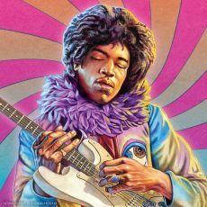 Jimi Hendrix ReAction Akční Figure Jimi Hendrix 10 cm Super7