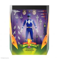 Mighty Morphin Power Rangers Ultimates Akční Figure Blue Ranger 18 cm Super7