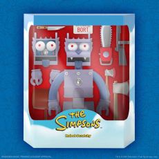 The Simpsonovi Ultimates Akční Figure Robot Scratchy 18 cm Super7