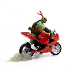 Teenage Mutant Ninja Turtles BST AXN Akční Figure with Vehicle Raphael with Motorcycle (IDW Comics) 13 cm The Loyal Subjects