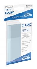 Ultimate Guard Classic Soft Sleeves Japanese Velikost Transparent (100)