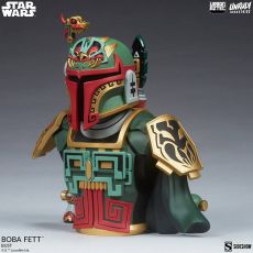 Star Wars Urban Aztec vinylová Bysta Boba Fett by Jesse Hernandez 20 cm Unruly Industries