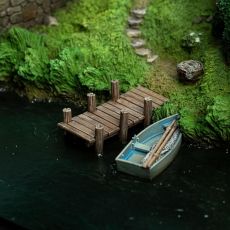 The Hobbit: An Unexpected Journey Hobbiton Mill & Bridge Environment 31 x 17 cm Weta Workshop