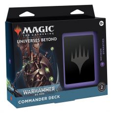 Magic the Gathering Universes Beyond: Warhammer 40,000 Commander Decks Display (4) Anglická Wizards of the Coast