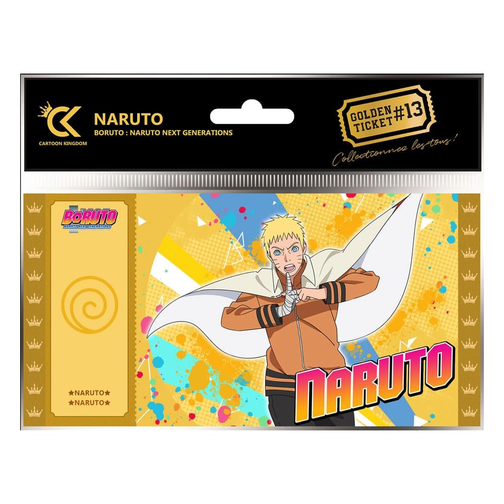 Boruto: Naruto Next Generation Golden Ticket #13 Naruto Case (10) Cartoon Kingdom