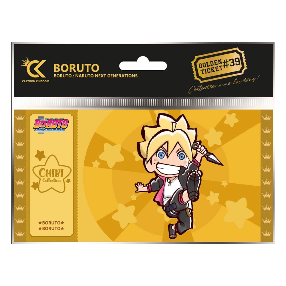 Boruto: Naruto Next Generation Golden Ticket #39 Boruto Chibi Case (10) Cartoon Kingdom