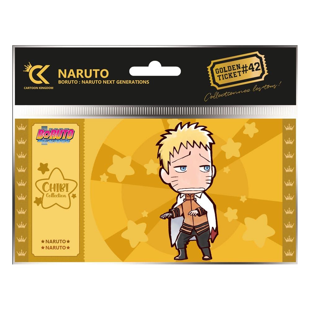 Boruto: Naruto Next Generation Golden Ticket #42 Naruto Chibi Case (10) Cartoon Kingdom