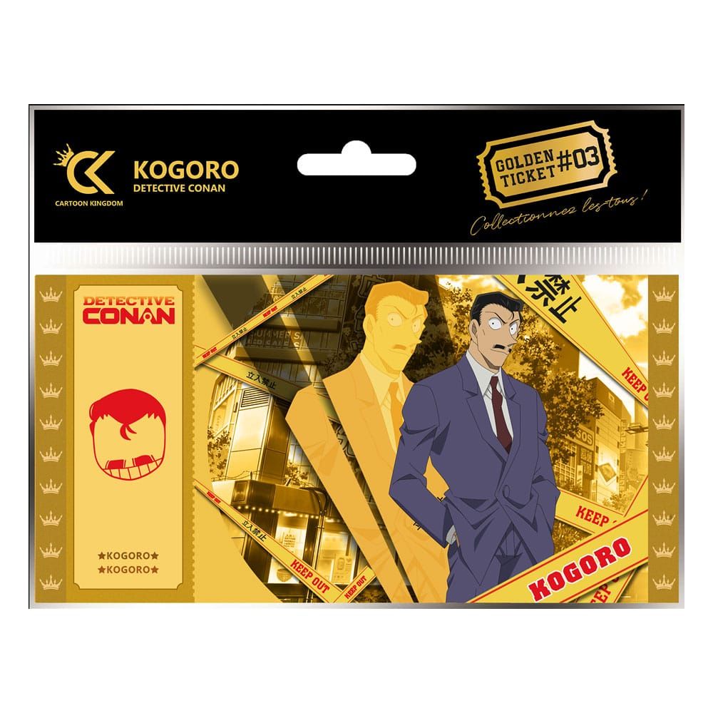 Detective Conan Golden Ticket #03 Kogoro Case (10) Cartoon Kingdom