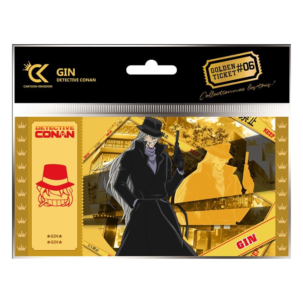 Detective Conan Golden Ticket #06 Gin Case (10) Cartoon Kingdom
