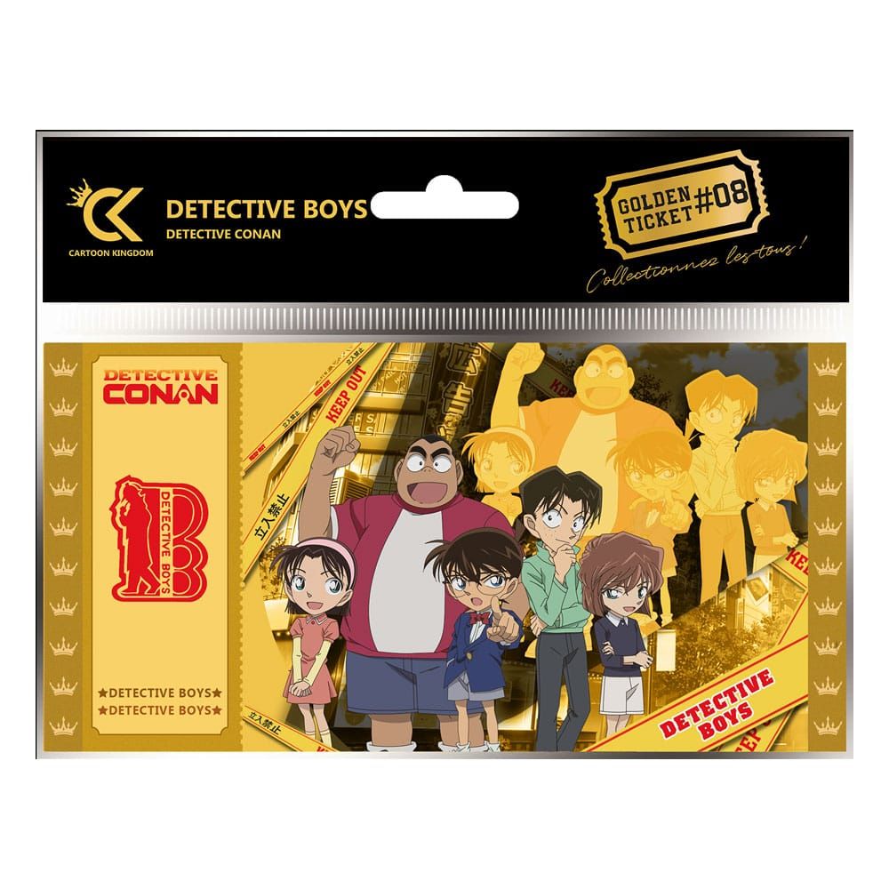 Detective Conan Golden Ticket #08 Detective Boys Case (10) Cartoon Kingdom
