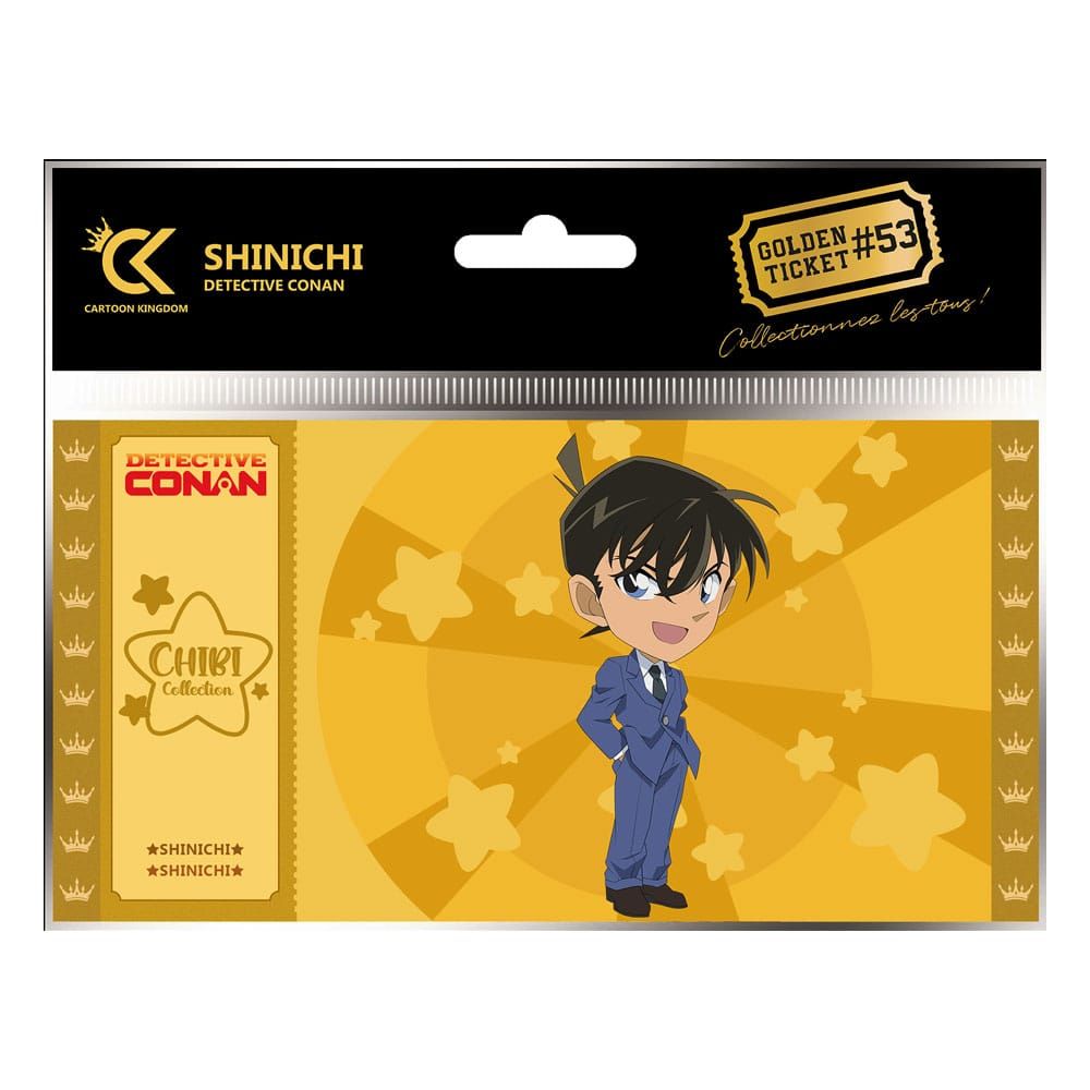 Detective Conan Golden Ticket #53 Shinishi Chibi Case (10) Cartoon Kingdom