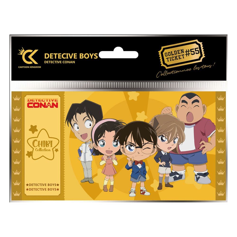 Detective Conan Golden Ticket #55 Detective Boys Chibi Case (10) Cartoon Kingdom