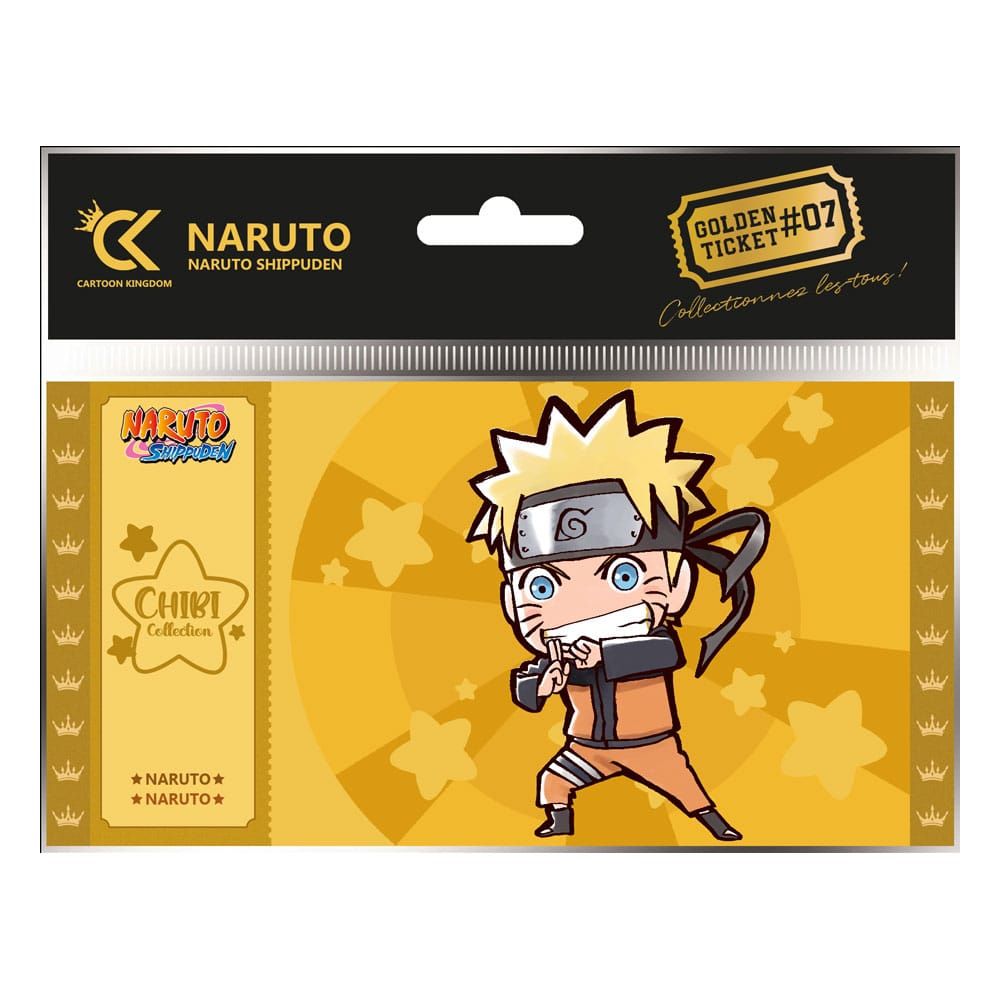 Naruto Shippuden Golden Ticket #07 Naruto Chibi Case (10) Cartoon Kingdom
