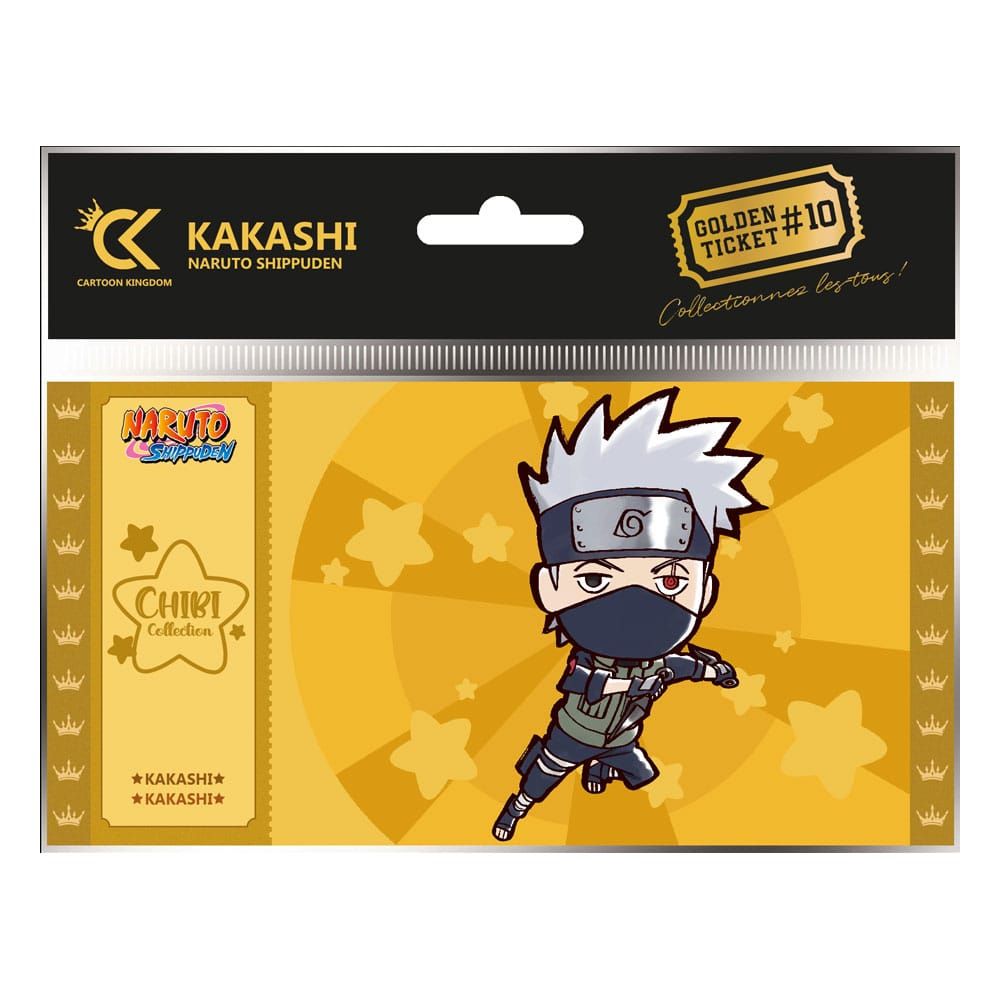 Naruto Shippuden Golden Ticket #10 Kakashi Chibi Case (10) Cartoon Kingdom