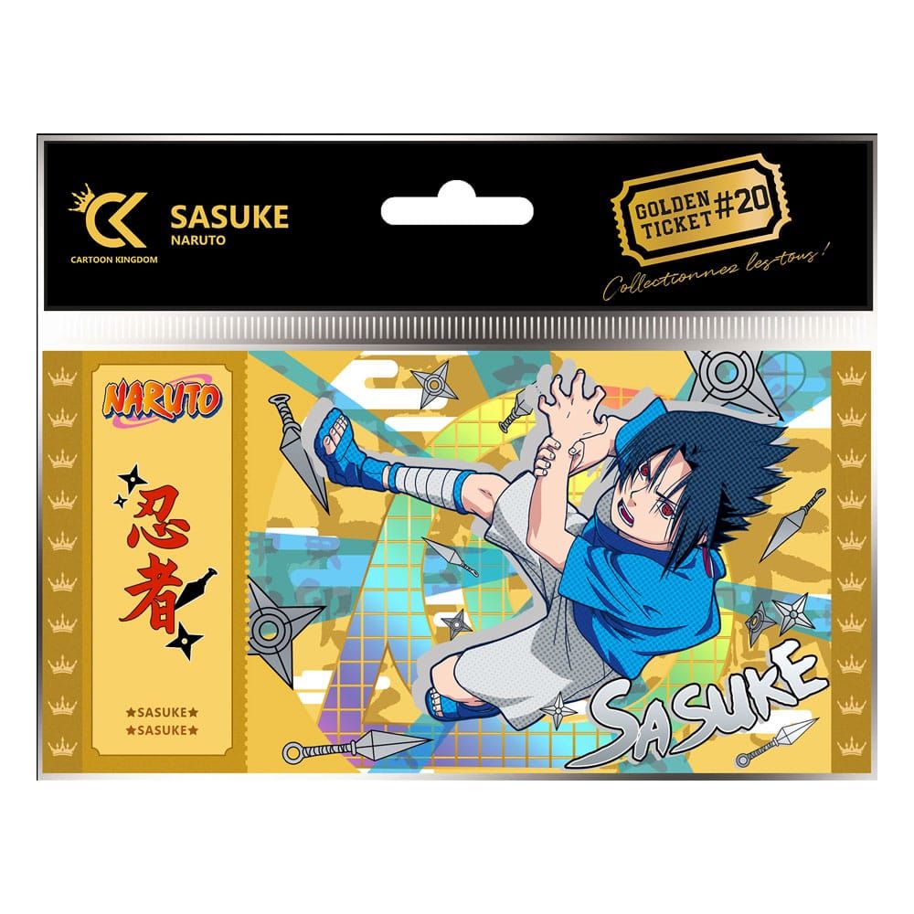Naruto Shippuden Golden Ticket #20 Sasuke Case (10) Cartoon Kingdom