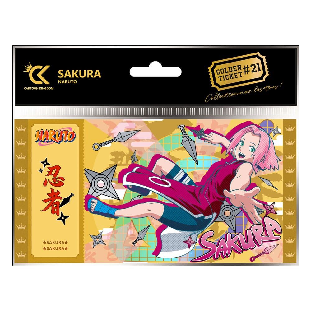 Naruto Shippuden Golden Ticket #21 Sakura Case (10) Cartoon Kingdom