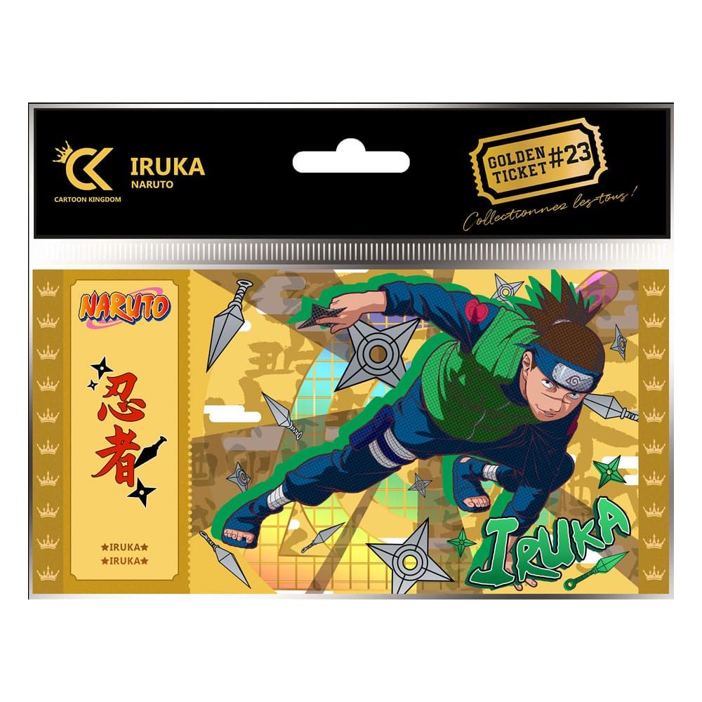 Naruto Shippuden Golden Ticket #23 Iruka Case (10) Cartoon Kingdom