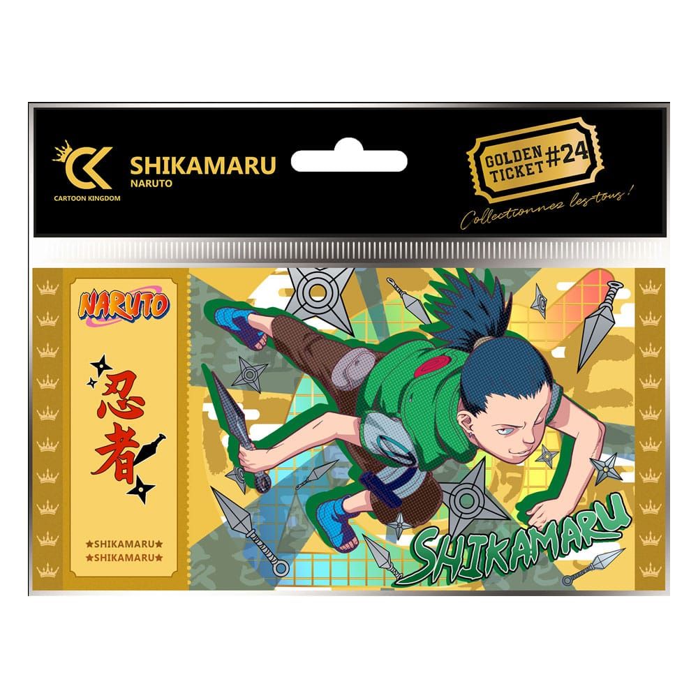 Naruto Shippuden Golden Ticket #24 Shikamaru Case (10) Cartoon Kingdom