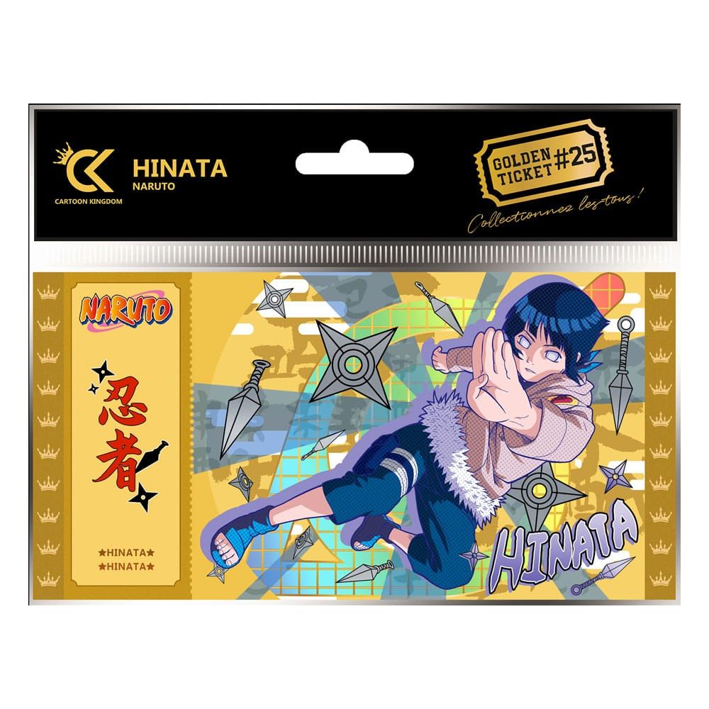 Naruto Shippuden Golden Ticket #25 Hinata Case (10) Cartoon Kingdom