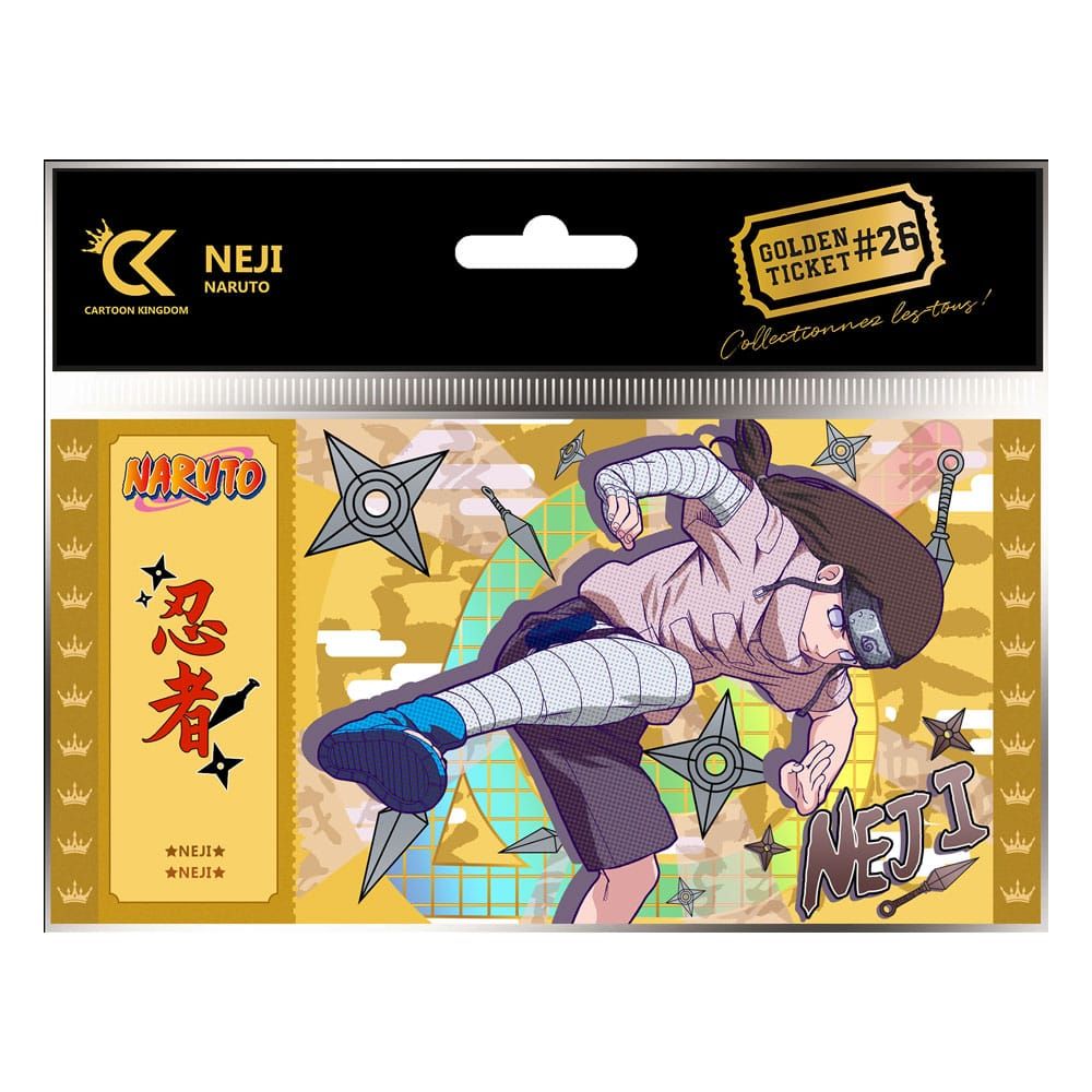 Naruto Shippuden Golden Ticket #26 Nejire Case (10) Cartoon Kingdom