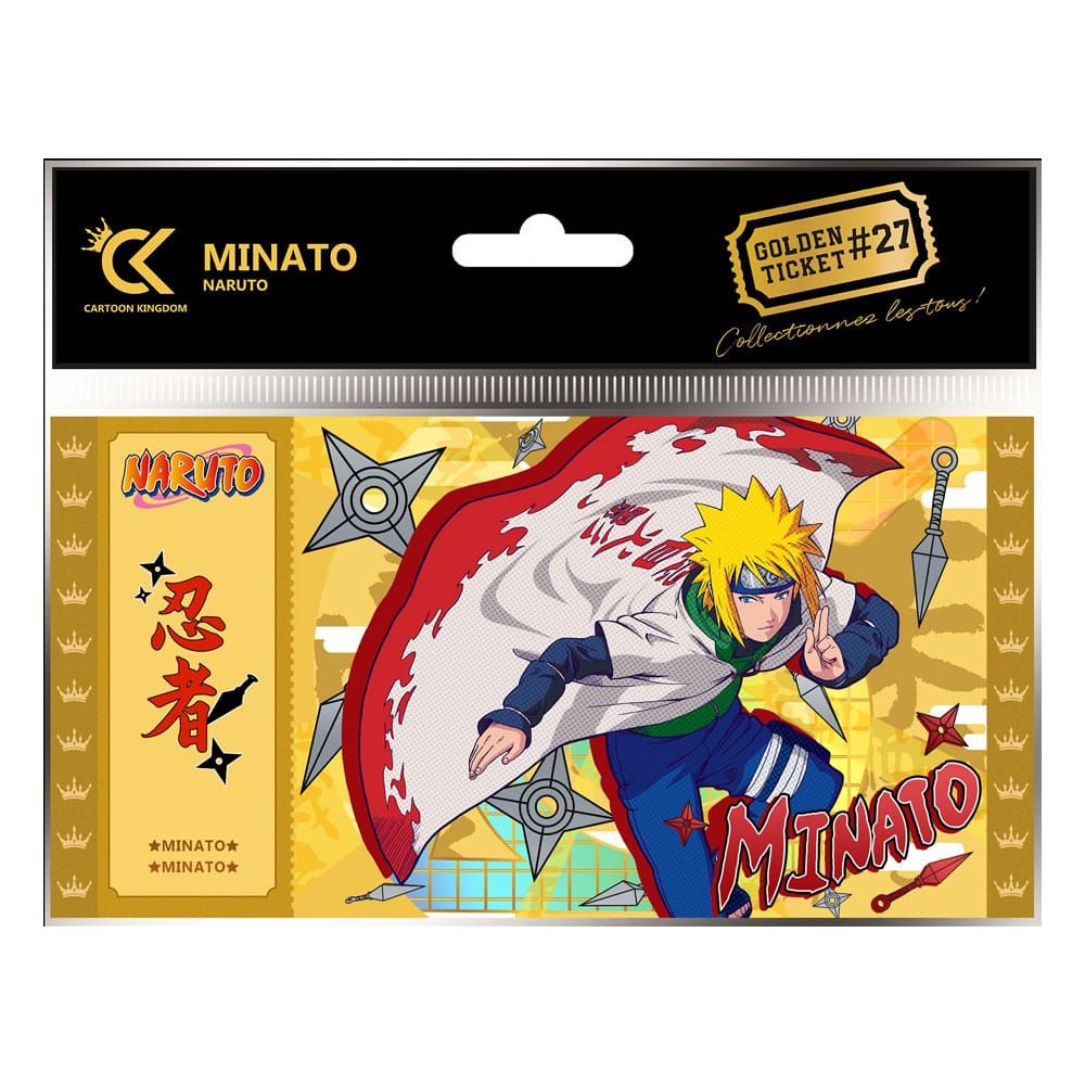 Naruto Shippuden Golden Ticket #27 Minato Case (10) Cartoon Kingdom