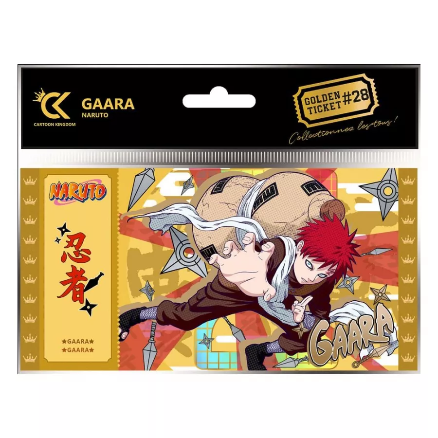 Naruto Shippuden Golden Ticket #28 Gaara Case (10) Cartoon Kingdom