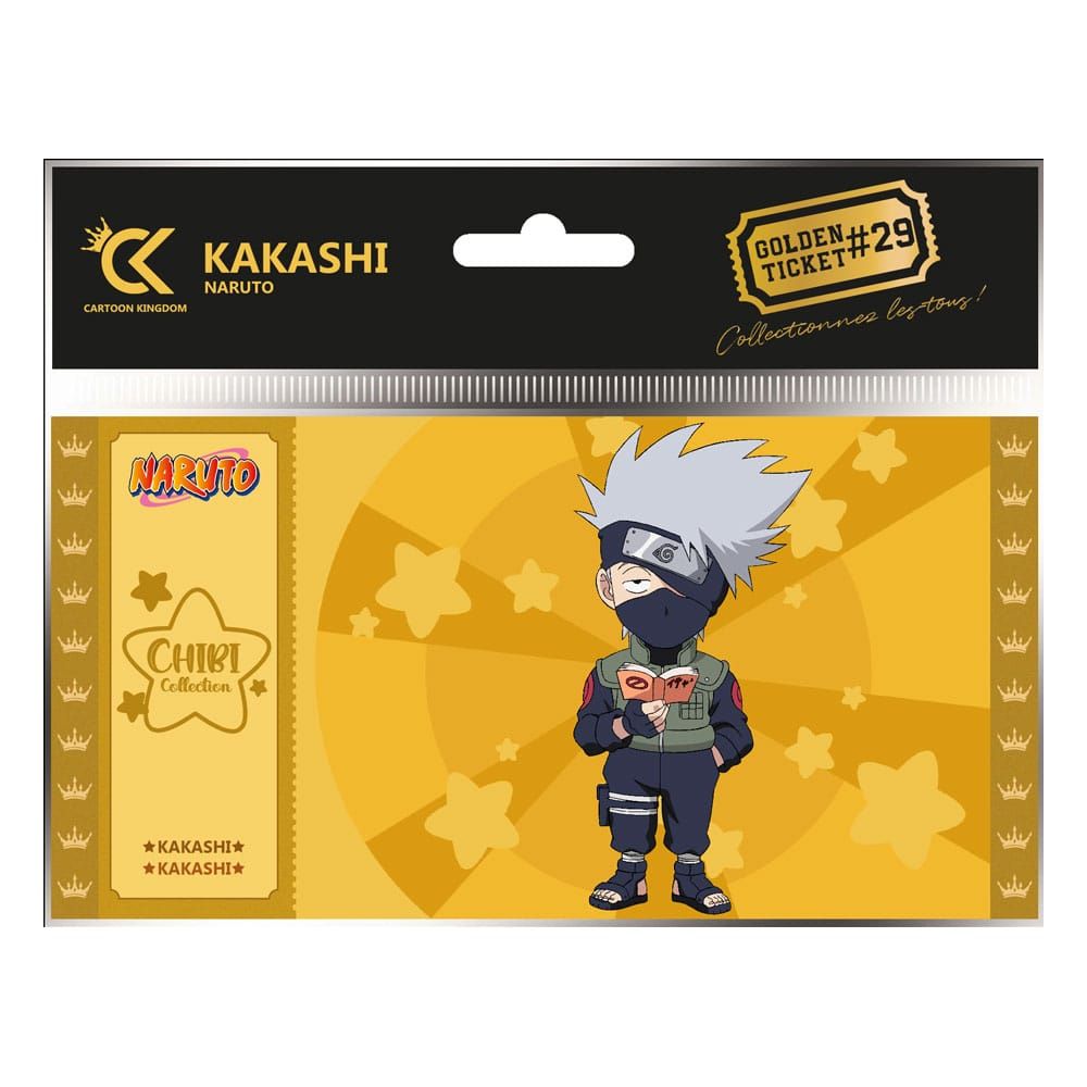 Naruto Shippuden Golden Ticket #29 Kakashi Chibi Case (10) Cartoon Kingdom
